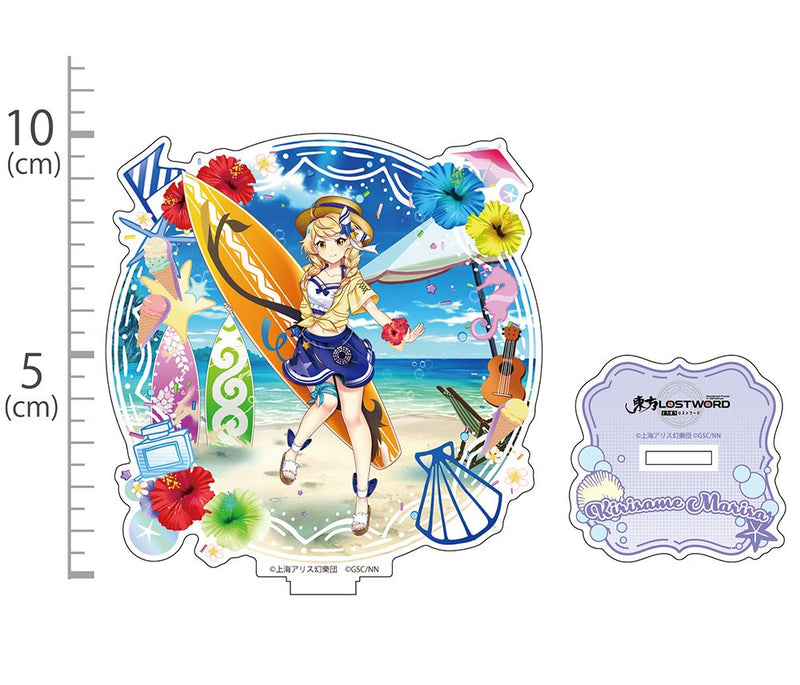 【新品】東方LostWord 霧雨魔理沙 アクリルスタンド バカンスの魔法使いVer.（再販） / 二次元コスパ 発売日:2025年11月頃