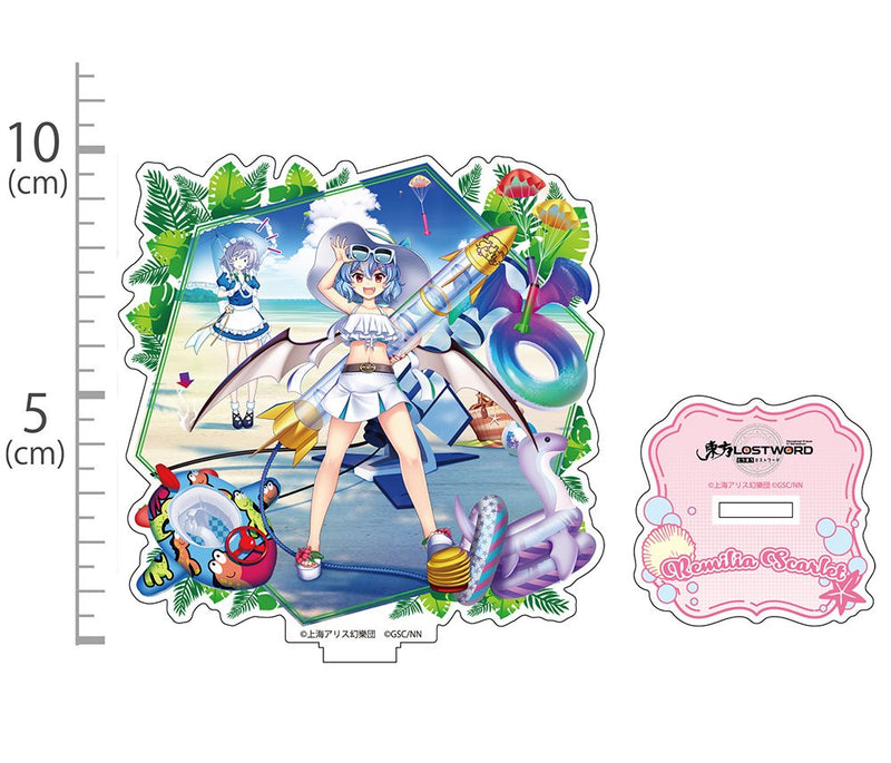 【新品】東方LostWord レミリア・スカーレット アクリルスタンド 流水と日射に備える吸血鬼Ver.（再販） / 二次元コスパ 発売日:2025年11月頃