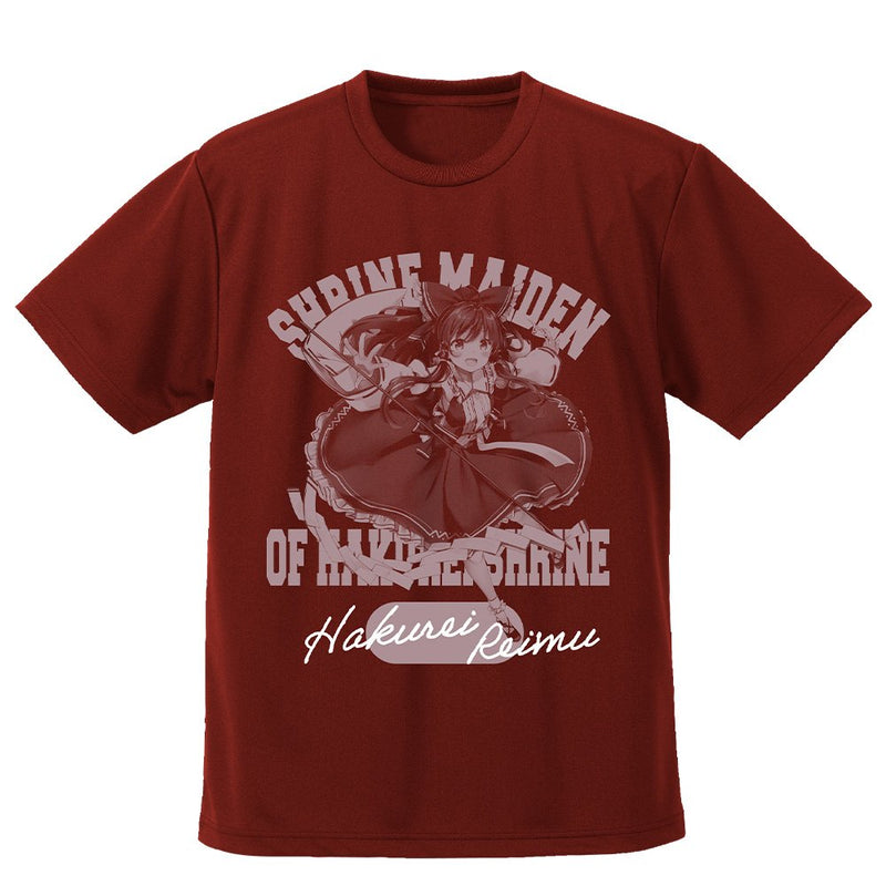 [New] 東方Project 博麗靈夢 乾爽T恤 illust:なつめえり/BURGUNDY-S（再販） / 二次元コスパ 發售日:2025年12月月前後