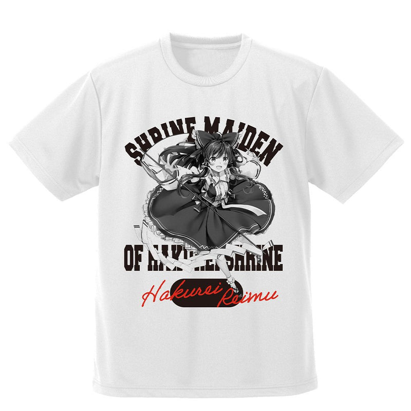 【新品】東方Project 博麗霊夢 ドライTシャツ illust:なつめえり/WHITE-S（再販） / 二次元コスパ 発売日:2025年12月頃