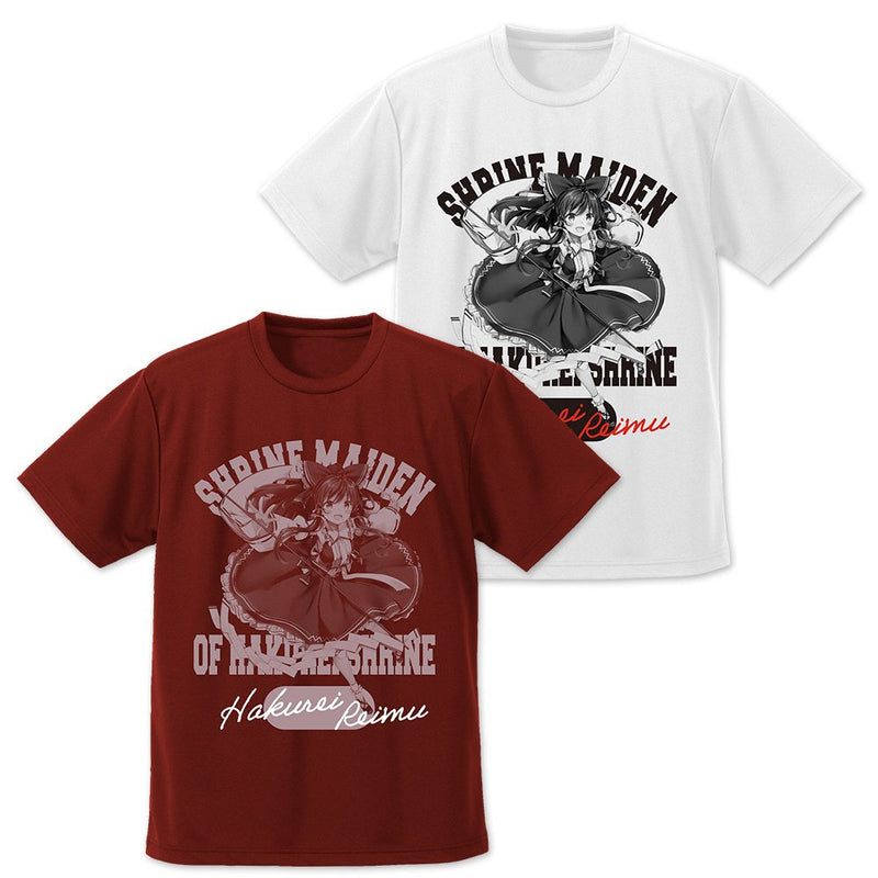 [New] 東方Project 博麗靈夢 乾爽T恤 illust:なつめえり/WHITE-XL（再販） / 二次元コスパ 發售日:2025年12月月前後