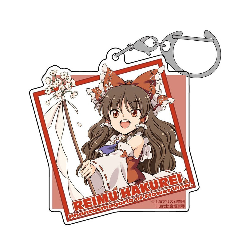 【新品】東方Project 博麗霊夢 アクリルマルチキーホルダー illust:比良坂真琴（再販） / 二次元コスパ 発売日:2025年12月頃