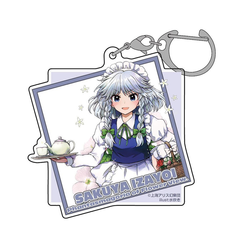 【新品】東方Project 十六夜咲夜 アクリルマルチキーホルダー illust:水炊き（再販） / 二次元コスパ 発売日:2025年12月頃