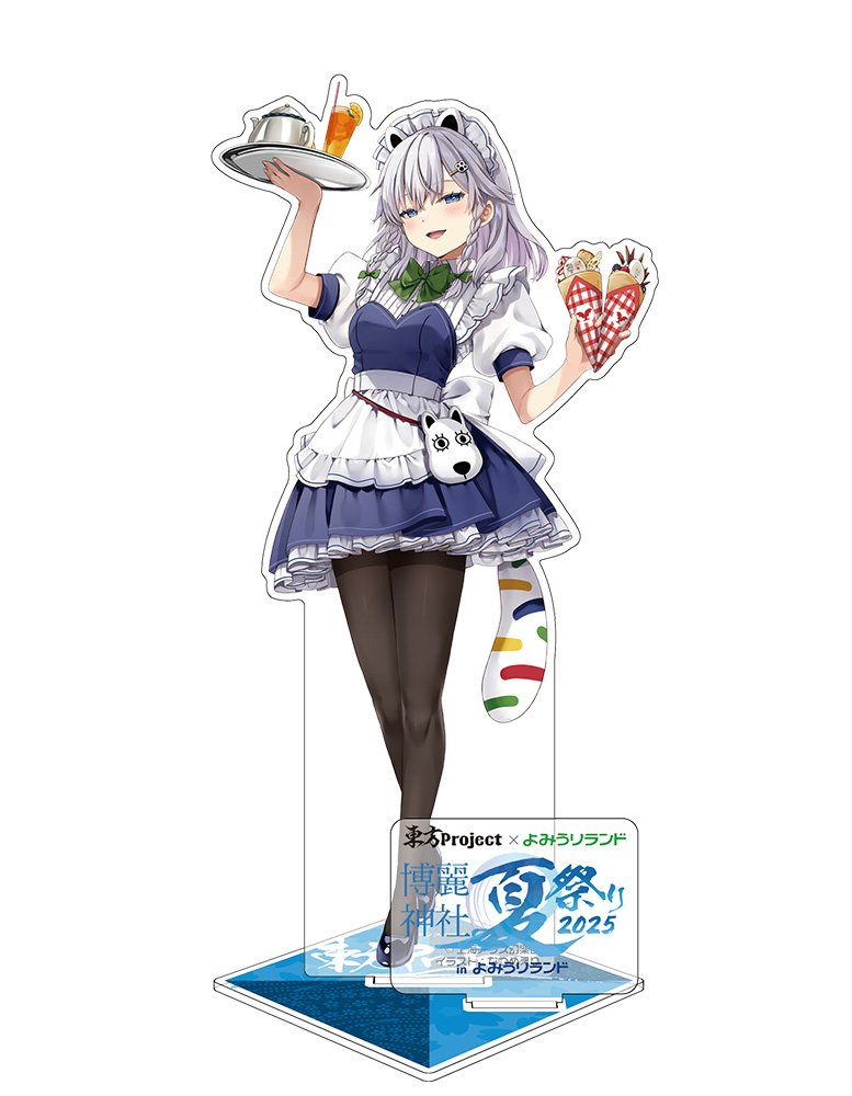 【新品】東方Project 十六夜咲夜 アクリルフィギュア よみうりランド2025 illust:なつめえり / 博麗神社崇敬会 発売日:2025年12月頃