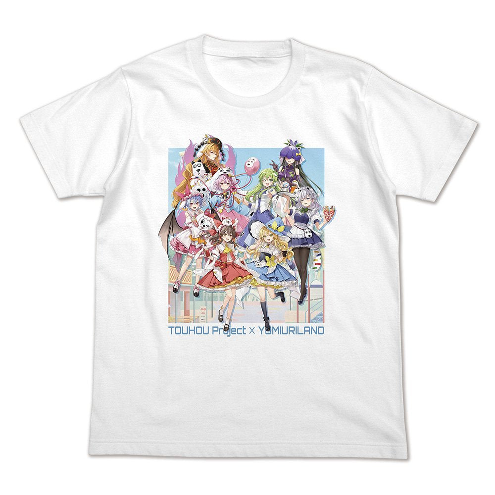 New] Touhou Project Yomiuriland 2025 Full Color T-Shirt/WHITE-XL