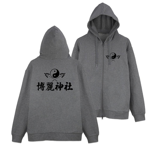 【新品】東方Project 博麗神社 ジップパーカー Ver.2.0/MIX GRAY-XL（再販） / 二次元コスパ 発売日:2026年11月頃