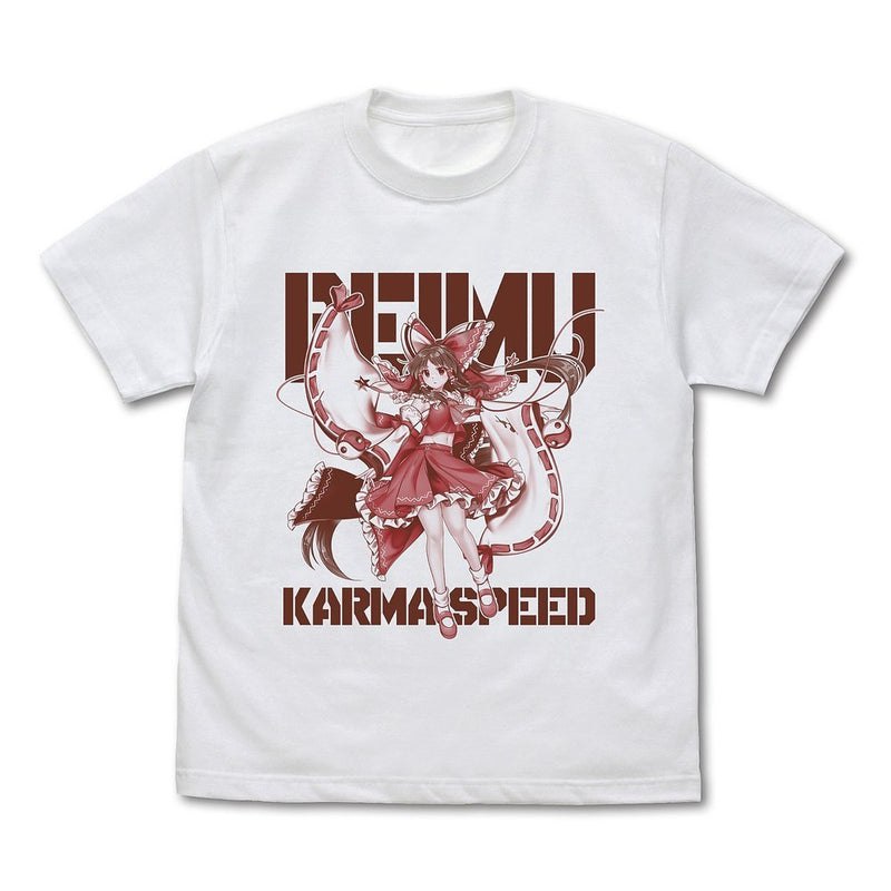 [New] Touhou LostWord Reimu Hakurei <Karma Speed> T-shirt/WHITE-L / 2D Cospa Release Date: Around June 2026