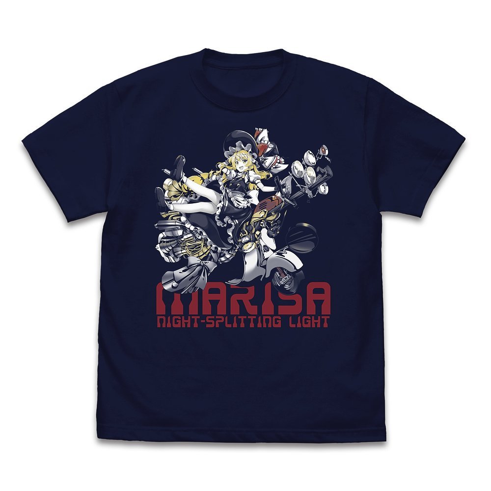新品】東方LostWord 霧雨魔理沙 ＜夜に裂く光＞ Tシャツ/NAVY-XL / 二