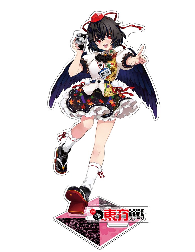 【新品】東方Project 射命丸文 アクリルフィギュア LIVEステージVer. illust:あきつ / 博麗神社崇敬会 発売日:2026年07月頃