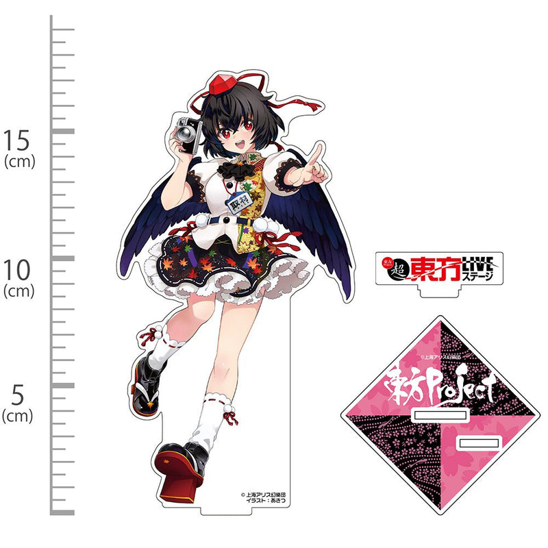 【新品】東方Project 射命丸文 アクリルフィギュア LIVEステージVer. illust:あきつ / 博麗神社崇敬会 発売日:2026年07月頃