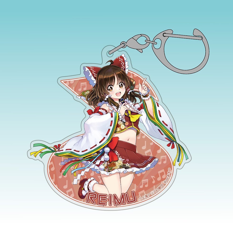 新品】東方Project 博麗霊夢 アクリルマルチキーホルダー LIVEステージ