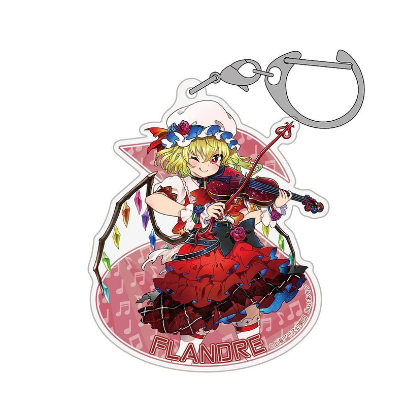 【新品】東方Project フランドール・スカーレット アクリルマルチキーホルダー LIVEステージVer.illust:あきつ / 博麗神社崇敬会 発売日:2026年07月頃