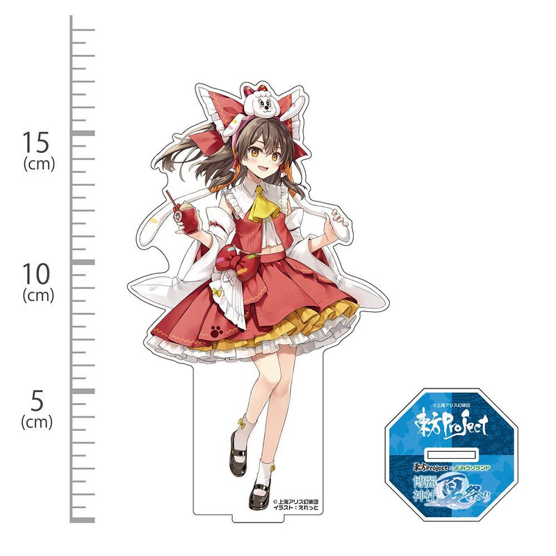 【新品】東方Project 博麗霊夢 アクリルフィギュア よみうりランド2025Ver. illust：えれっと / 博麗神社崇敬会 発売日:2027年01月頃