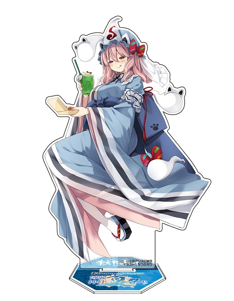 【新品】東方Project 西行寺幽々子 アクリルフィギュア よみうりランド2026Ver. illust：なつめえり / 博麗神社崇敬会 発売日:2027年01月頃