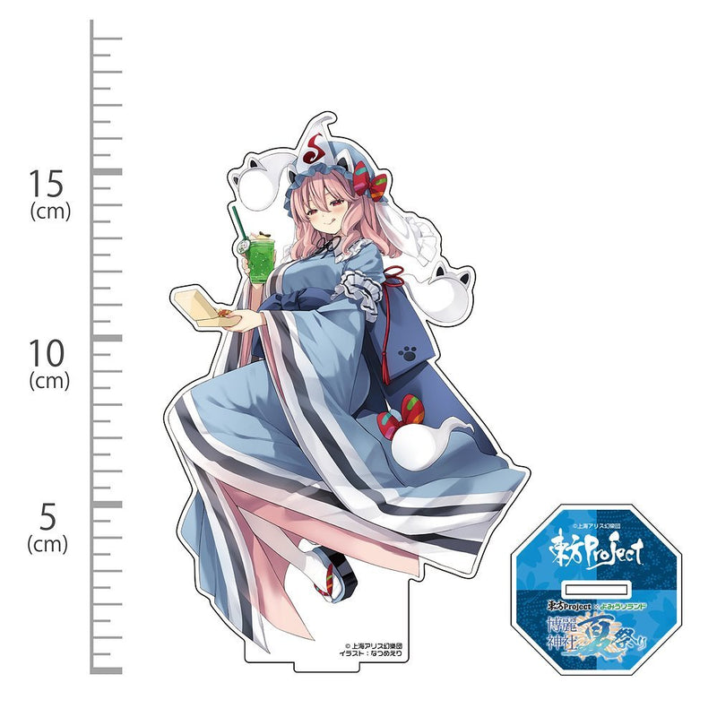 【新品】東方Project 西行寺幽々子 アクリルフィギュア よみうりランド2026Ver. illust：なつめえり / 博麗神社崇敬会 発売日:2027年01月頃