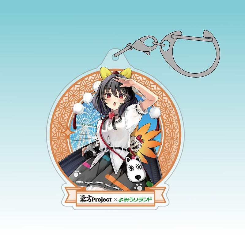 【新品】東方Project 射命丸文 アクリルマルチキーホルダー よみうりランド2026Ver. illust：なつめえり / 博麗神社崇敬会 発売日:2027年01月頃