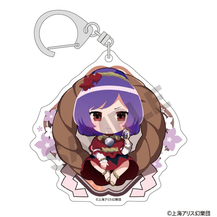 【新品】東方Project アクリルキーホルダー 八坂神奈子 ミニキャラ 夏越の祓 / 株式会社クラックス 発売日:2024年10月頃