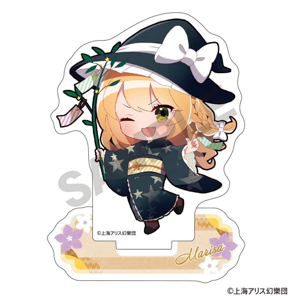 新品】東方Project ミニアクリルスタンド 霧雨魔理沙 ミニキャラ 夏越