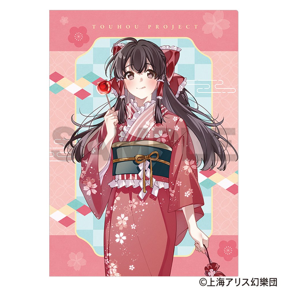 新品】東方Project シングルクリアファイル 博麗霊夢 2025春