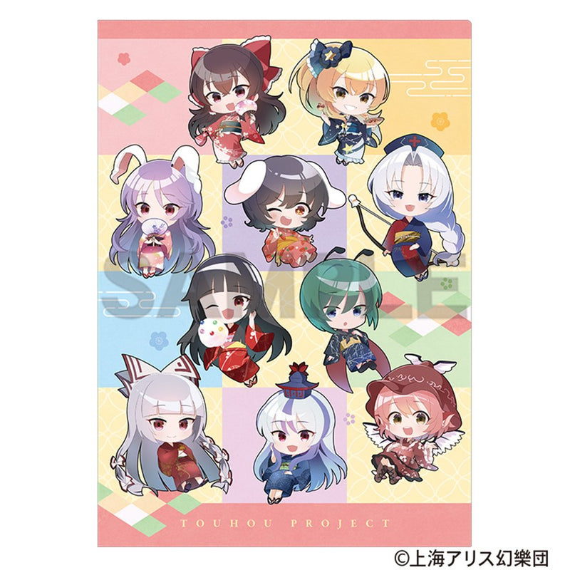 東方Project シングルクリアファイル　ミニキャラ集合　2025春
