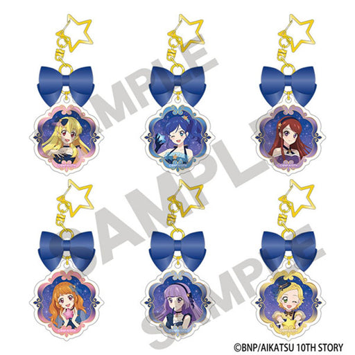 【新品】アイカツ！ トレーディングリボン付きアクリルキーホルダー 星空ドレス （1BOX6個入） / クラックス 発売日:2026年11月頃