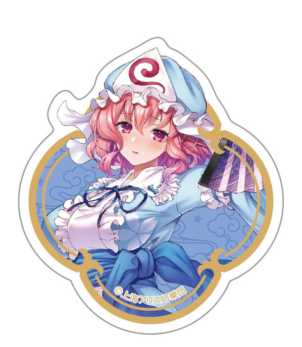 【新品】東方Project ステッカー／西行寺幽々子 / ムービック 発売日:2024年12月頃