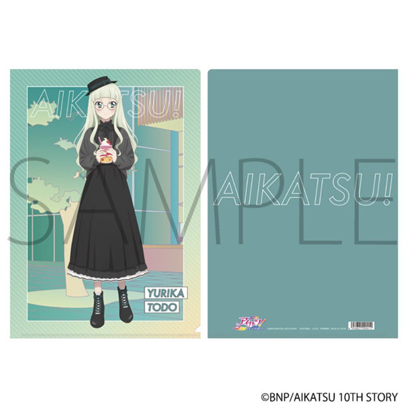 【新品】アイカツ！ クリアファイル／お忍び食べ歩きVer.　藤堂ユリカ / ムービック 発売日:2025年03月頃