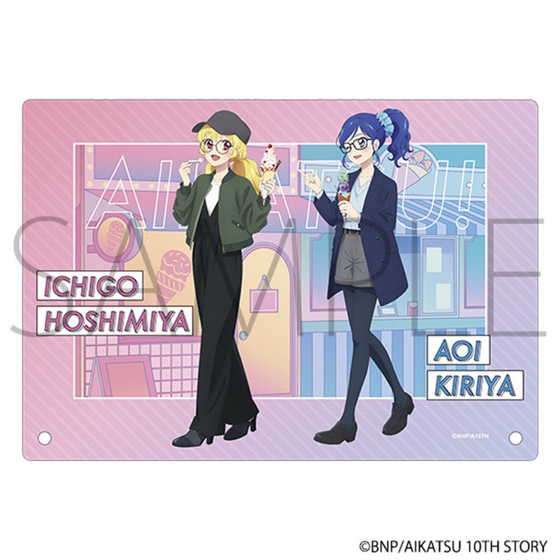[New] Aikatsu! Acrylic Art Panel / Ninja Eaters Ver. Ichigo & Aoi / Movic Release date: Mar. 2025 approx.