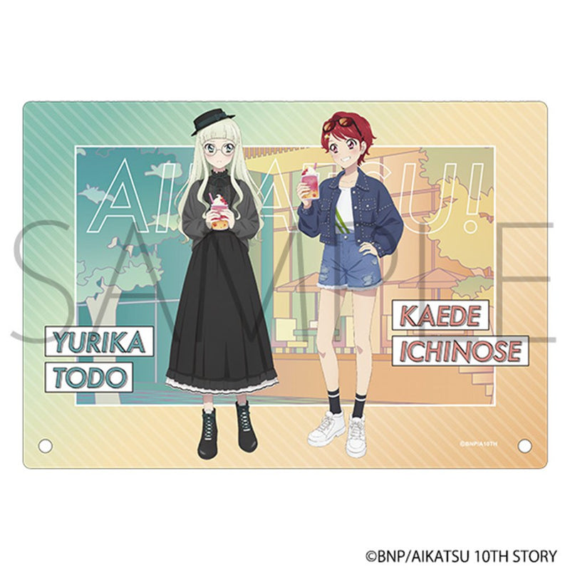 [New] Aikatsu! Acrylic Art Panel / Ninja Eaters Ver. Yurika & Kaede / Movic Release date: Mar. 2025 approx.