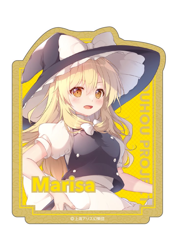 [New Product] Touhou Project Sticker / Kirisame Marisa / Movic Release Date: Around May 2025