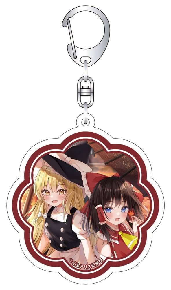 【新品】東方Project アクリルキーホルダー／A　博麗霊夢＆霧雨魔理沙 / ムービック 発売日:2025年08月頃