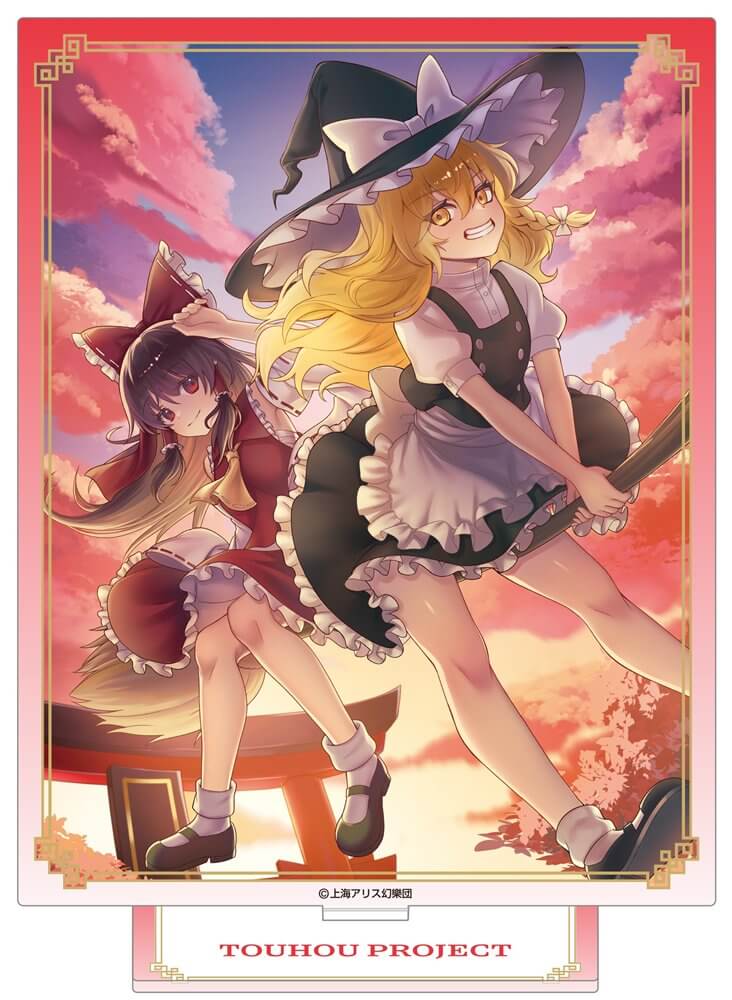 【新品】東方Project アクリルスタンド／A　博麗霊夢＆霧雨魔理沙 / ムービック 発売日:2025年08月頃