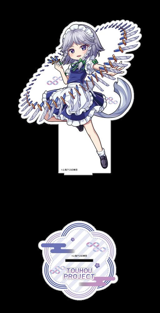 【新品】東方Project シルキーマットアクリルスタンド／十六夜咲夜 / ムービック 発売日:2026年03月頃