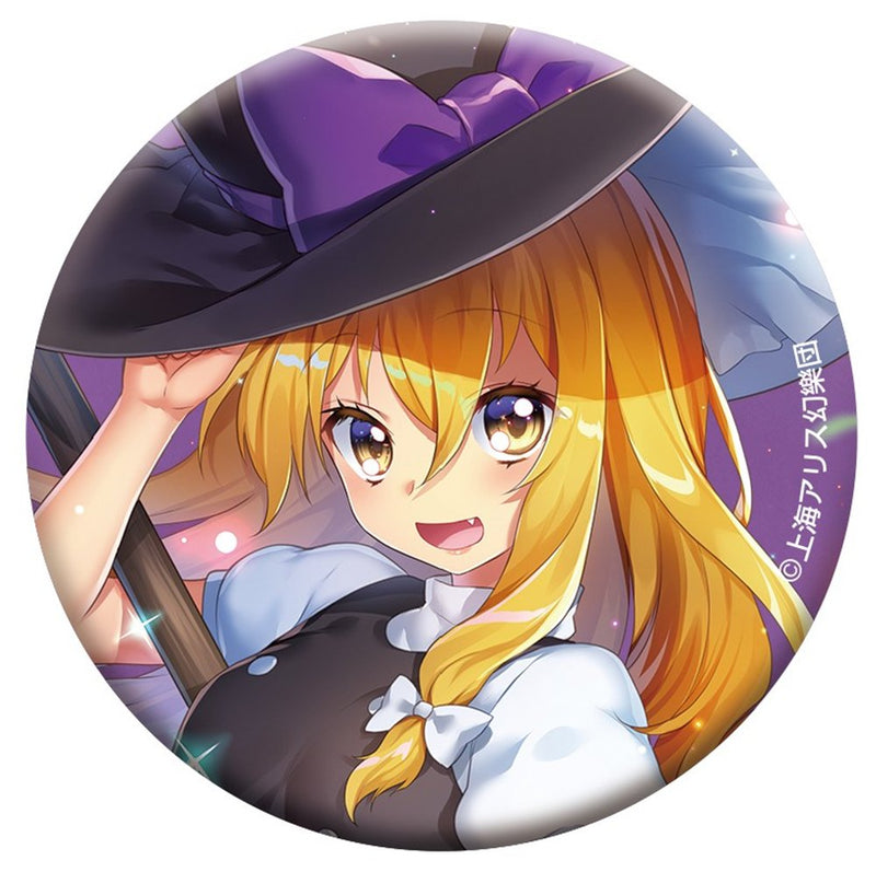 【新品】東方Project シルキーマット缶バッジ／霧雨魔理沙 / ムービック 発売日:2026年03月頃