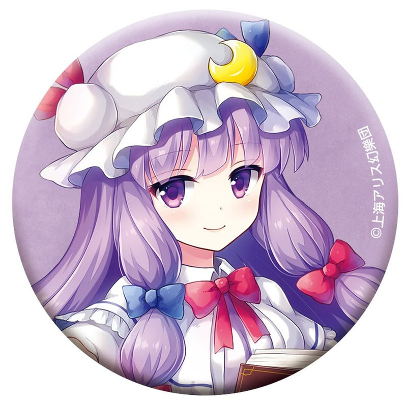 【新品】東方Project シルキーマット缶バッジ／パチュリー・ノーレッジ / ムービック 発売日:2026年03月頃