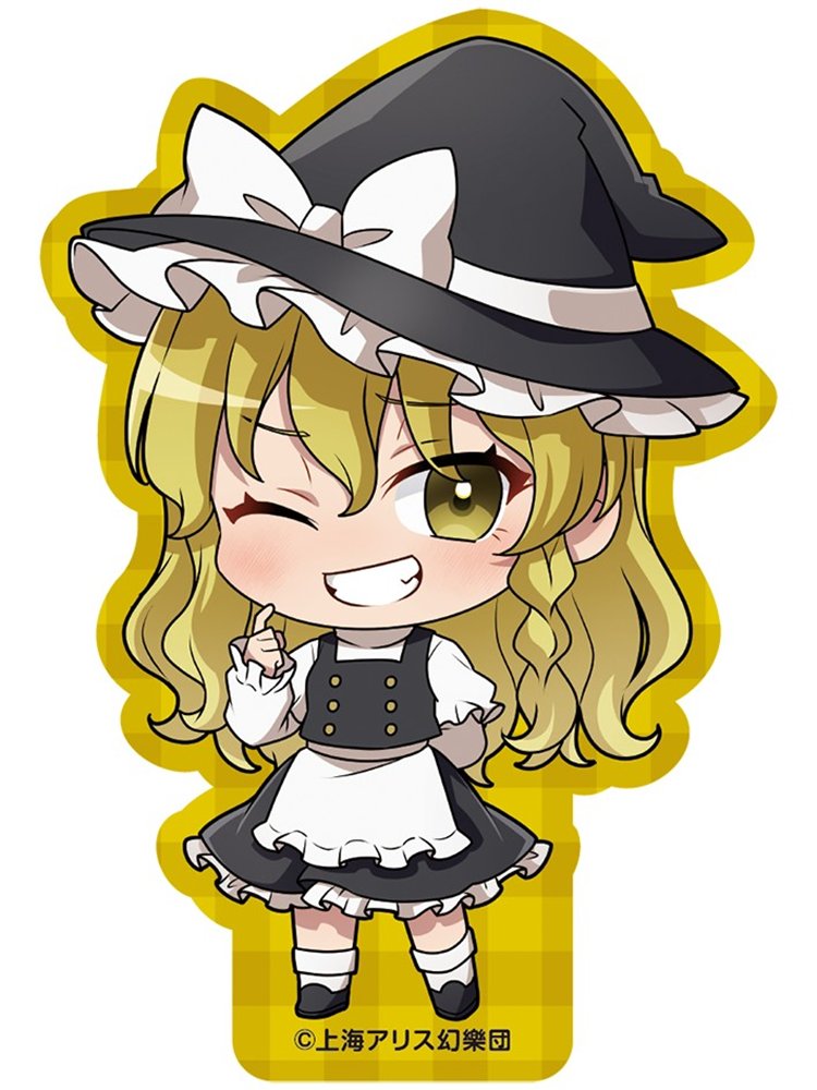 【新品】東方Project ダイカットステッカー／霧雨魔理沙 / ムービック 発売日:2025年12月頃