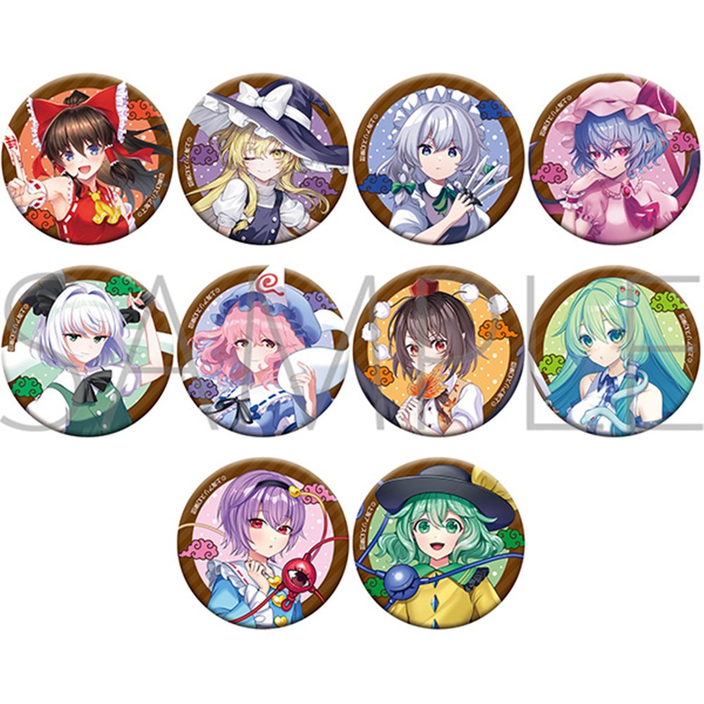 新品】東方Project キャラバッジコレクション 1BOX / ムービック 発売