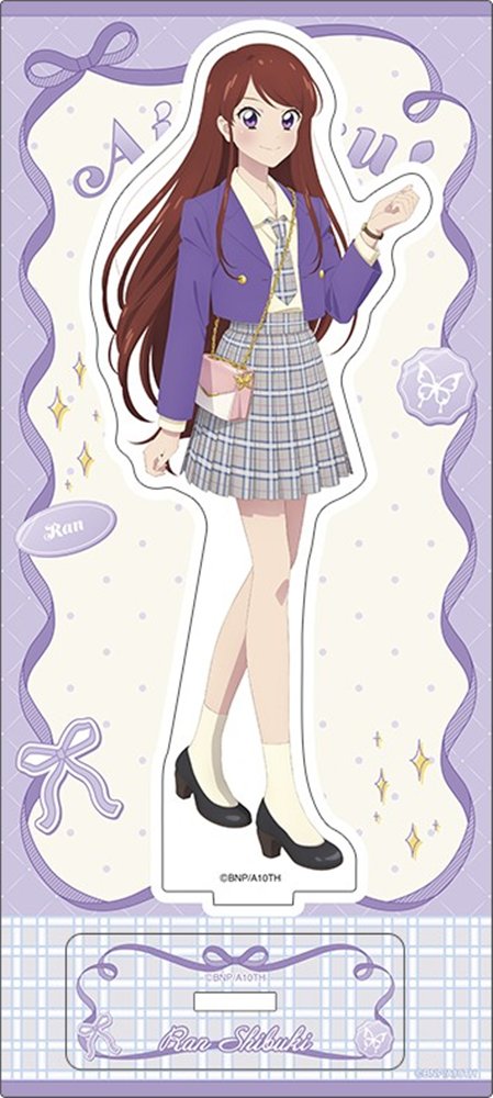 新品】アイカツ！ アクリルスタンド／-Cute Check Style ver.- 紫吹 蘭