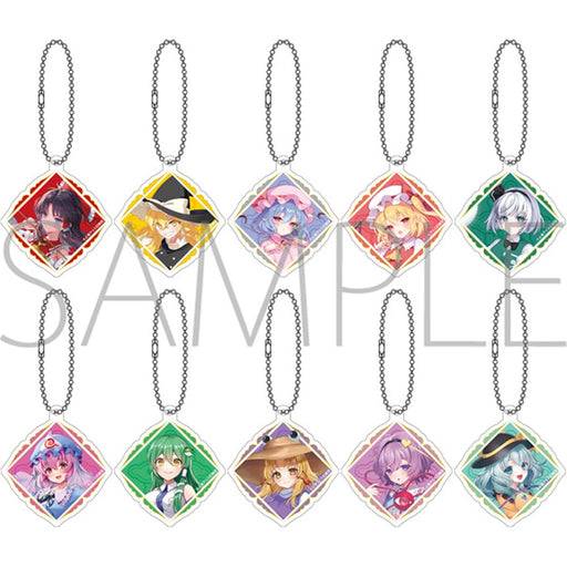 【新品】東方Project アクリルキーホルダーコレクション (1BOX10個入) / ムービック 発売日:2026年09月05日