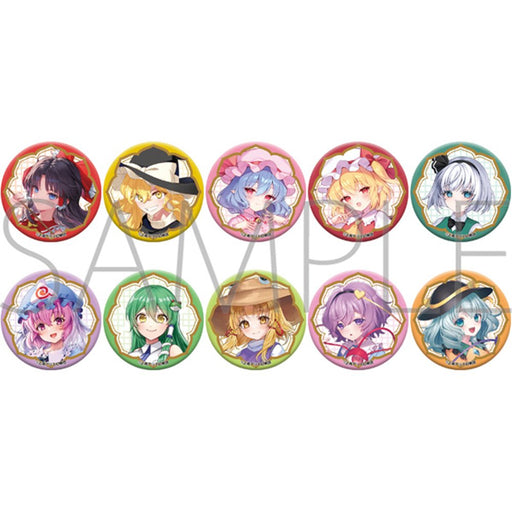 【新品】東方Project キャラバッジコレクション (1BOX10個入) / ムービック 発売日:2026年09月05日