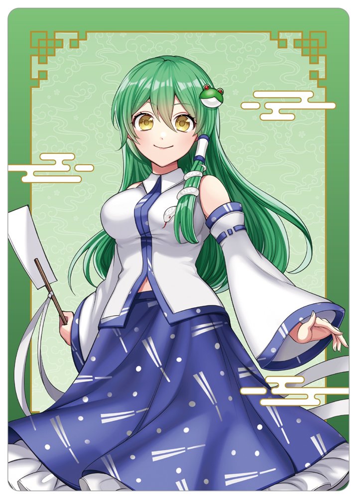 東風谷早苗 山の新人神様 東方Project フィギュア キューズQ - 1⁄8
