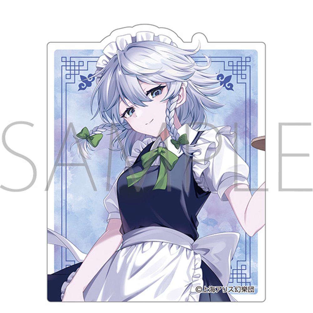 新品】東方Project ステッカー／十六夜咲夜 / ムービック 発売日:2026