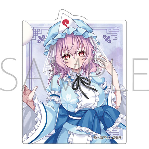 【新品】東方Project ステッカー／西行寺幽々子 / ムービック 発売日:2026年12月12日