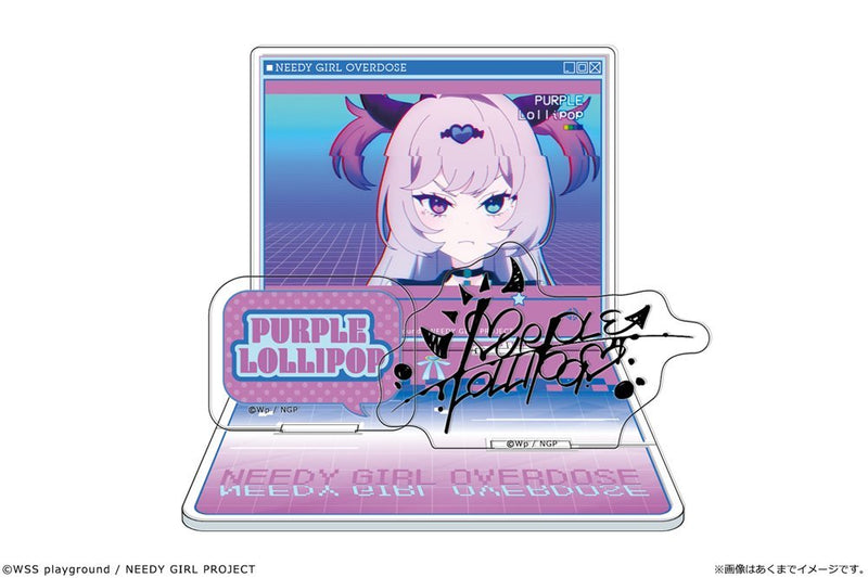 【新品】アニメ「NEEDY GIRL OVERDOSE」  ジオラマアクリルスタンド 04パープル・ロリポップ / カナリア 発売日:2026年07月頃