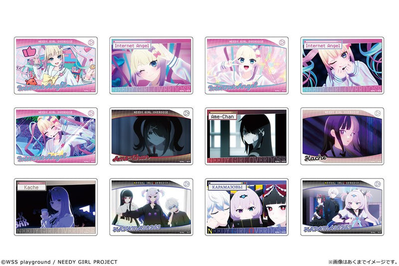 【新品】アニメ「NEEDY GIRL OVERDOSE」  トレーディングアクリルカード (1BOX12個入り) / カナリア 発売日:2026年07月頃