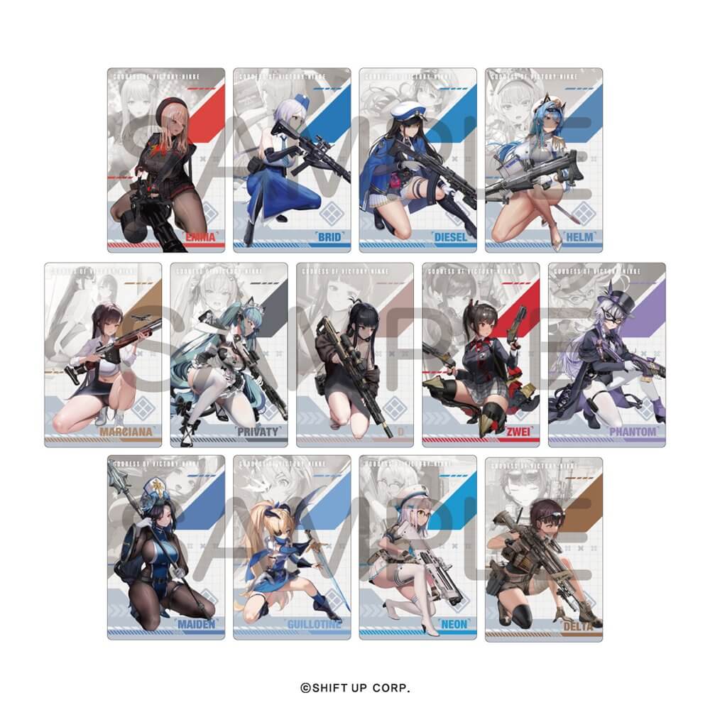 新品】勝利の女神:NIKKE ガンガールメタルカードコレクションVol.3