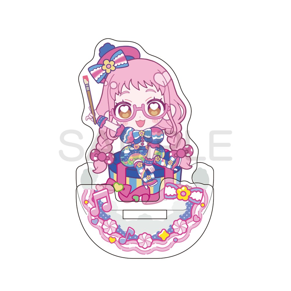 新品】プリパラ きゃらっぴんゆらゆらアクリルスタンド あじみ
