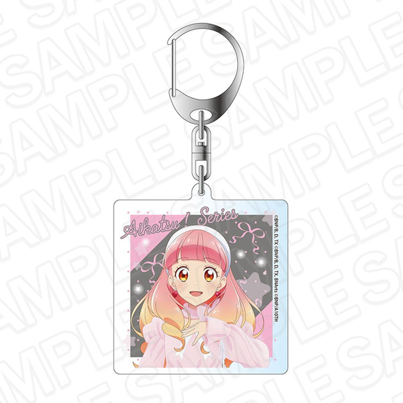 [New] Aikatsu! Series Hologram Keyholder Yuki Aine Pink×Gray Ver. / Contents Seed Release Date: Around February 2026