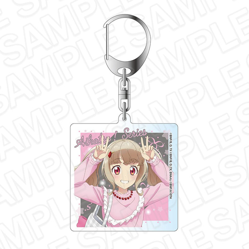 [New] Aikatsu! Series Hologram Keyholder Himeishi Raki Pink×Gray Ver. / Contents Seed Release Date: Around February 2026