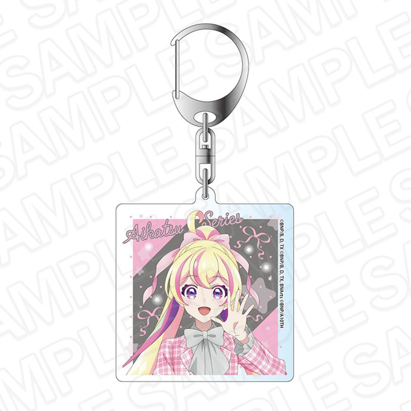 [New] Aikatsu! Series Hologram Keyholder Hana Pink×Gray Ver. / Contents Seed Release Date: Around February 2026